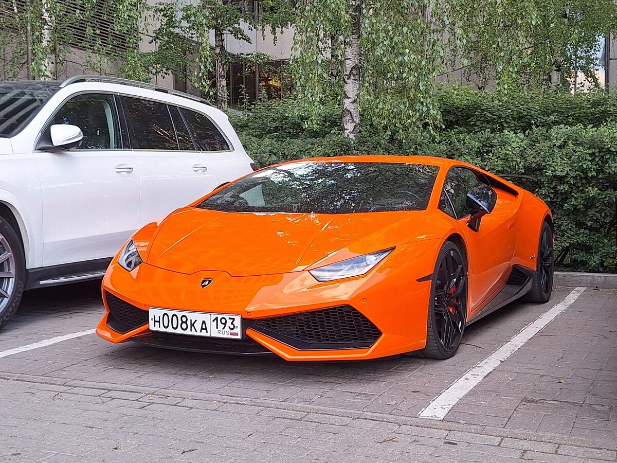 Краснодарский край, № Н 008 КА 193 — Lamborghini Huracan '14-24