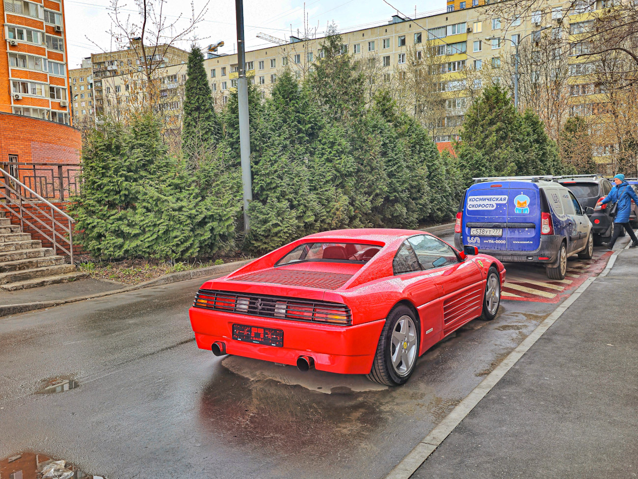 Москва, № (77) Б/Н 0944 — Ferrari 348 '89-95; Транспортные средства без номеров (Москва)