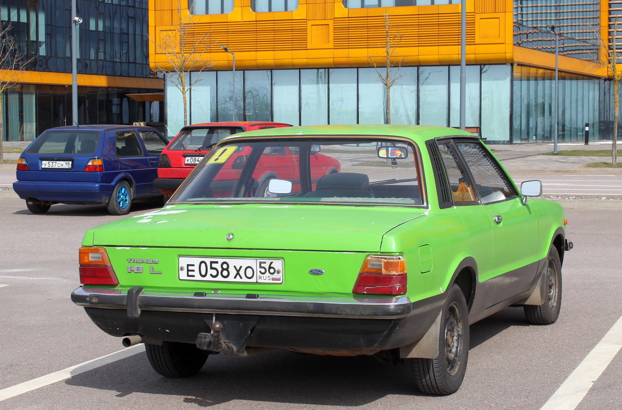 Оренбургская область, № Е 058 ХО 56 — Ford Taunus TC2 '76-79