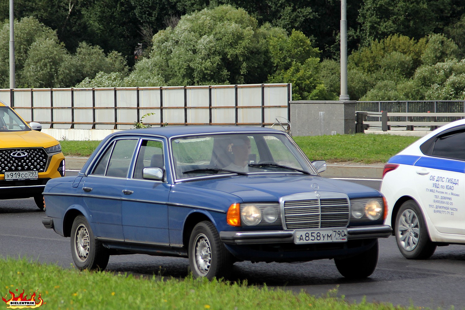 Московская область, № А 858 УМ 790 — Mercedes-Benz (W123) '76-86