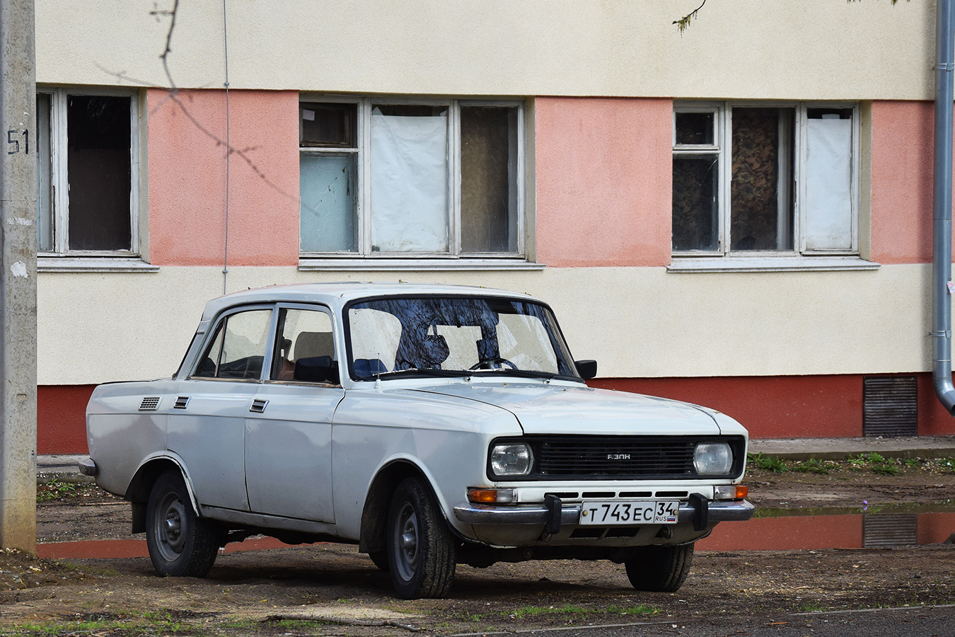 Волгоградская область, № Т 743 ЕС 34 — Москвич-2140 '76-88