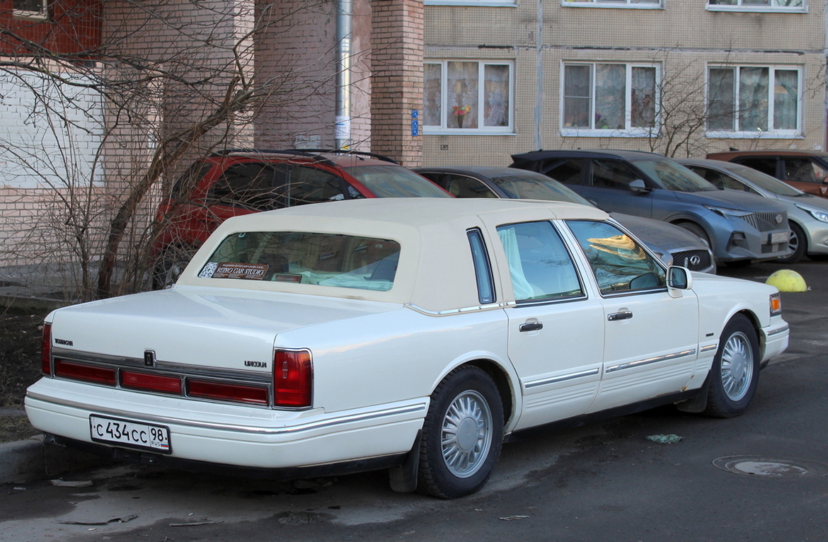 Санкт-Петербург, № С 434 СС 98 — Lincoln Town Car (2G) '90-97