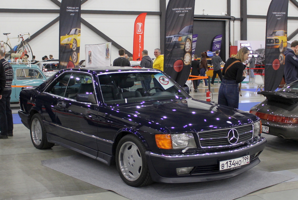 Санкт-Петербург, № В 134 НО 799 — Mercedes-Benz (C126) '81-91; Санкт-Петербург — Олдтаймер-Галерея Ильи Сорокина