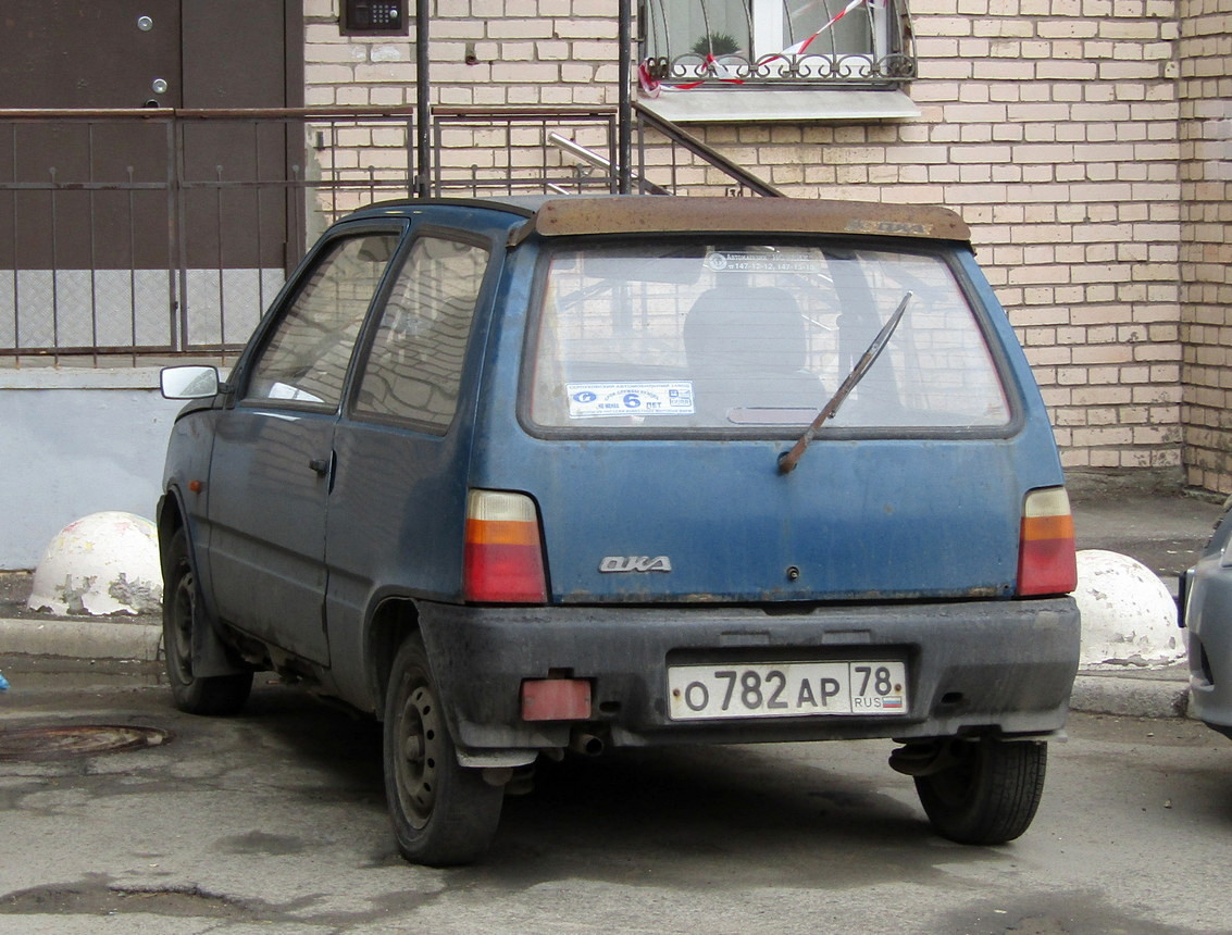 Санкт-Петербург, № О 782 АР 78 — ВАЗ-11113 (СеАЗ) '96-07