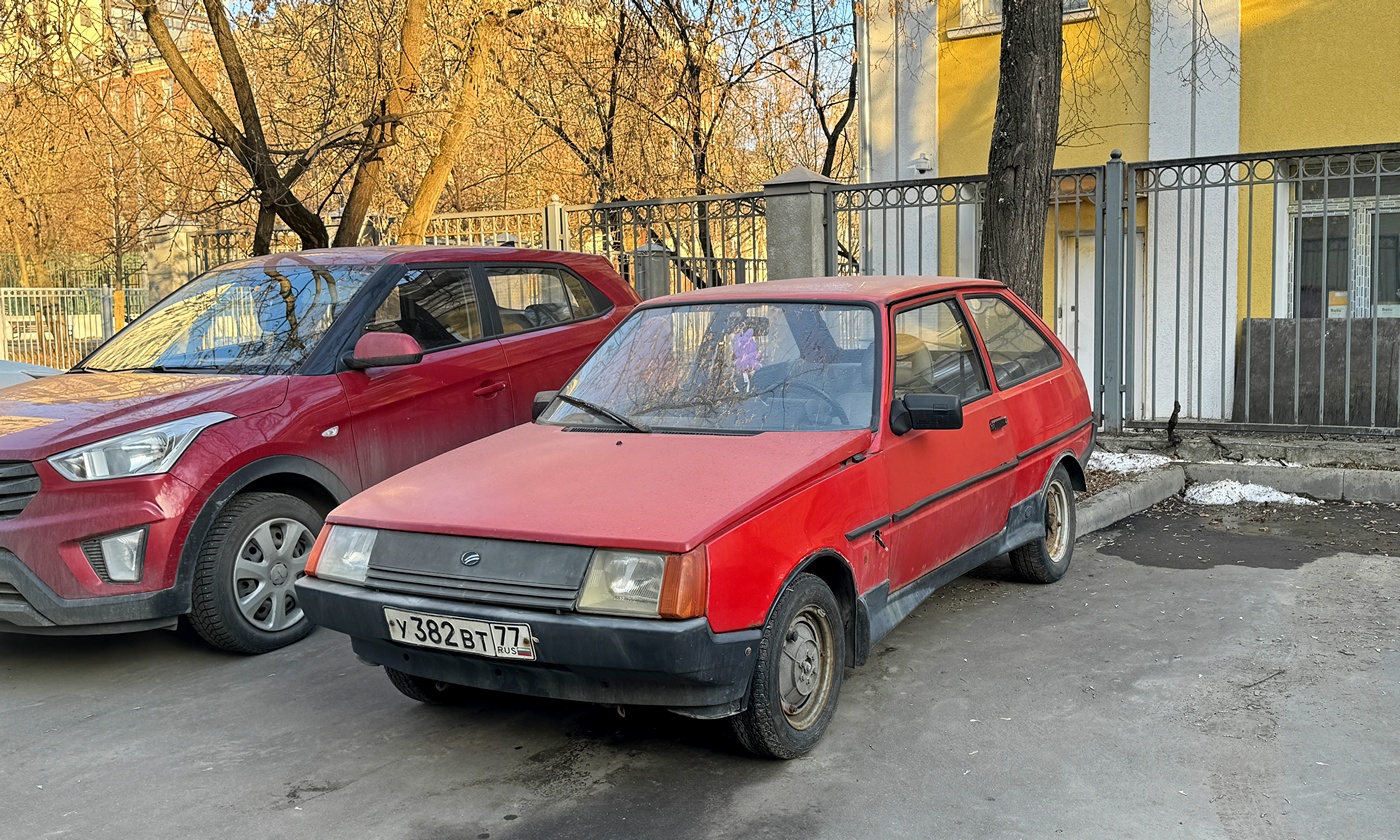 Москва, № У 382 ВТ 77 — ЗАЗ-110206 Таврия '90-07