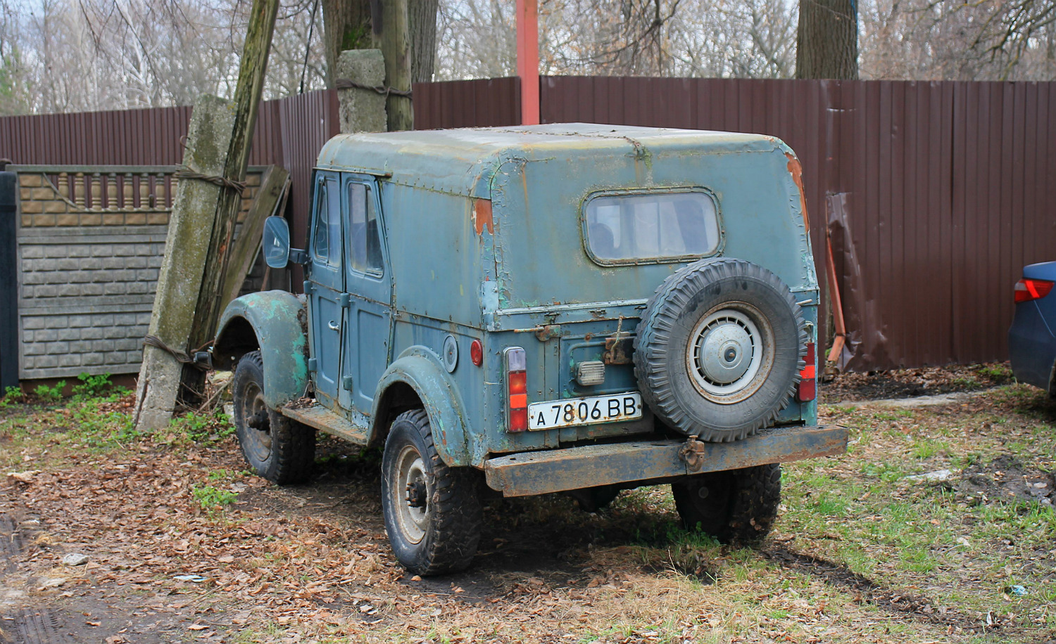 Воронежская область, № А 7806 ВВ — ГАЗ-69А '53-73