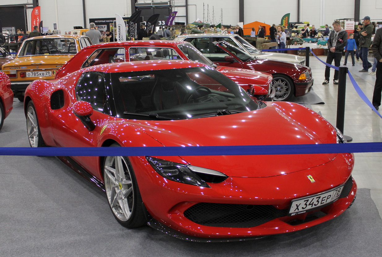Санкт-Петербург, № Х 343 ЕР 78 — Ferrari 296 GTB '21-н.в.; Санкт-Петербург — Олдтаймер-Галерея Ильи Сорокина