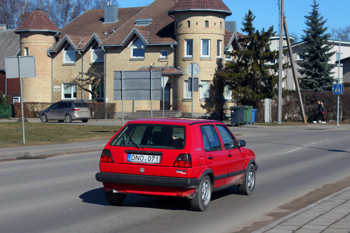 Литва, № DNO 071 — Volkswagen Golf (Typ 19) '83-92