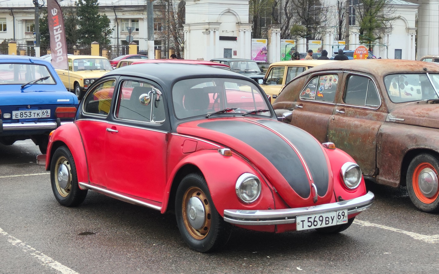 Тверская область, № Т 569 ВУ 69 — Volkswagen Käfer 1200L/J/1600i '74-04; Тверская область — Открытие сезона 2026 Тверского ретро-клуба