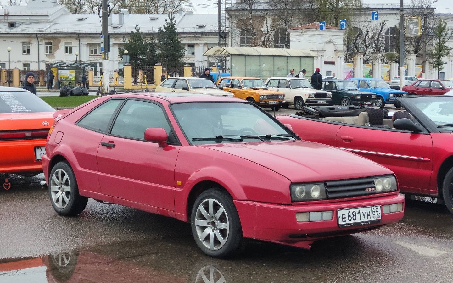 Тверская область, № Е 681 УН 69 — Volkswagen Corrado '88-95; Тверская область — Открытие сезона 2026 Тверского ретро-клуба