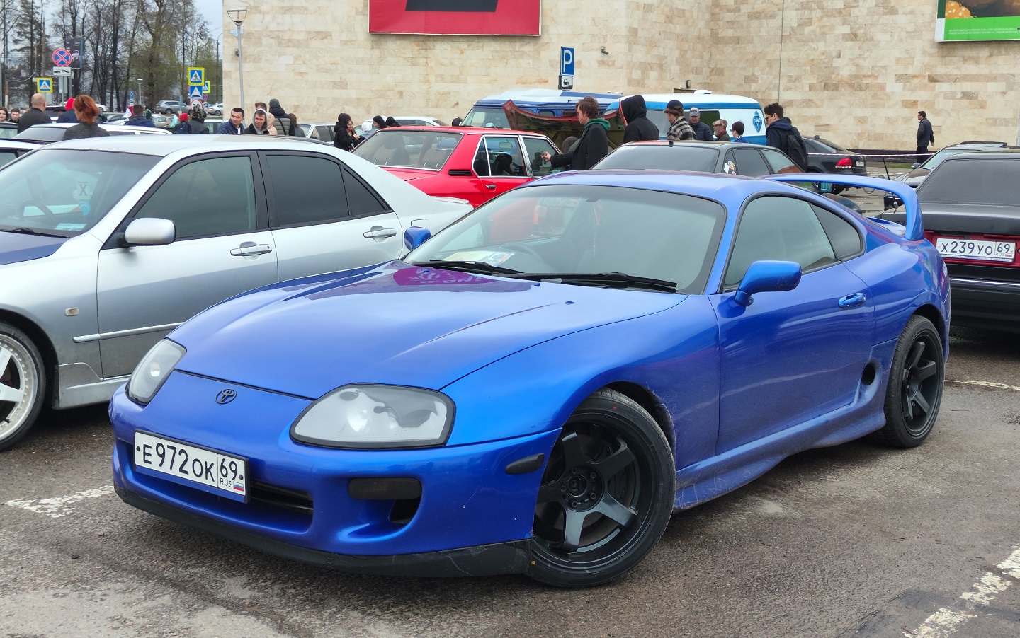 Тверская область, № Е 972 ОК 69 — Toyota Supra (A80) '93-02; Тверская область — Открытие сезона 2026 Тверского ретро-клуба