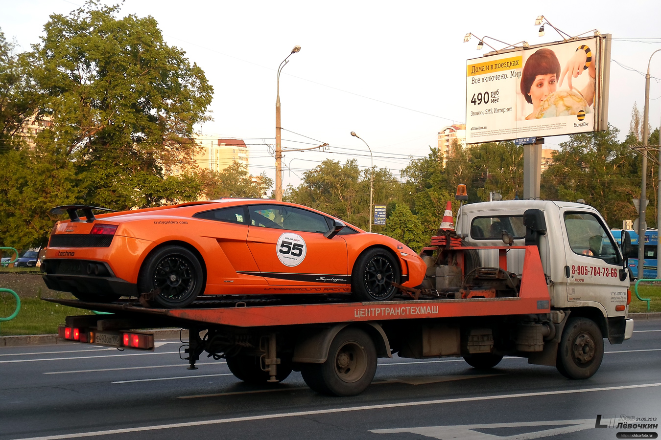Москва, № (77) Б/Н 0947 — Lamborghini Gallardo Superleggera '07-08; Транспортные средства без номеров (Москва)