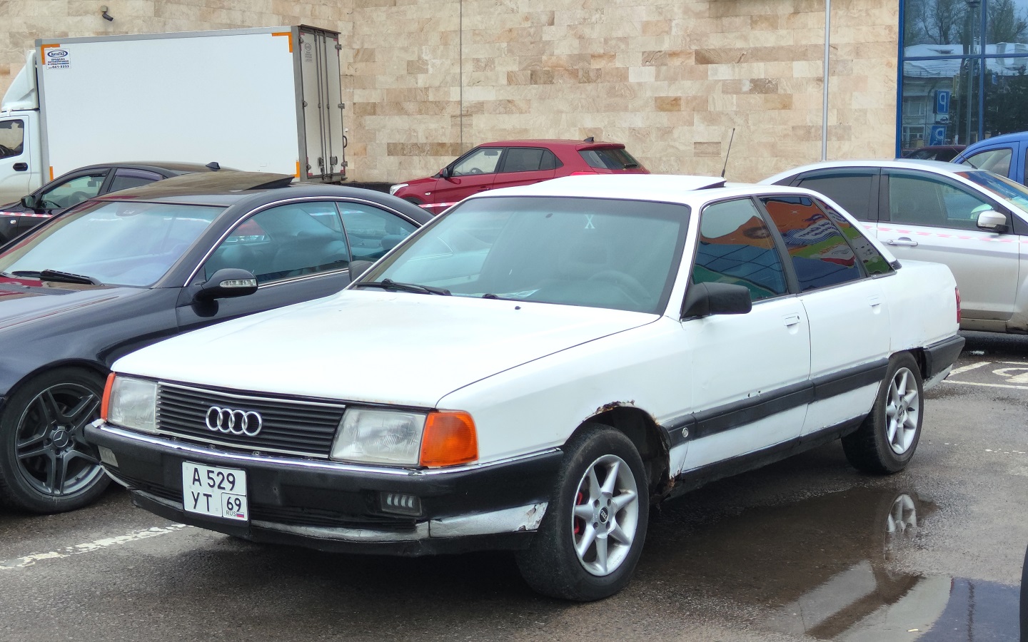 Тверская область, № А 529 УТ 69 — Audi 100 (C3) '82-91; Тверская область — Открытие сезона 2026 Тверского ретро-клуба