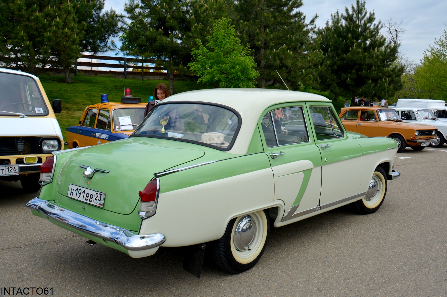 Краснодарский край, № Н 191 ВВ 23 — ГАЗ-М-21Л Волга '62-64; Краснодарский край — Выставка "Гонка времени"-2025