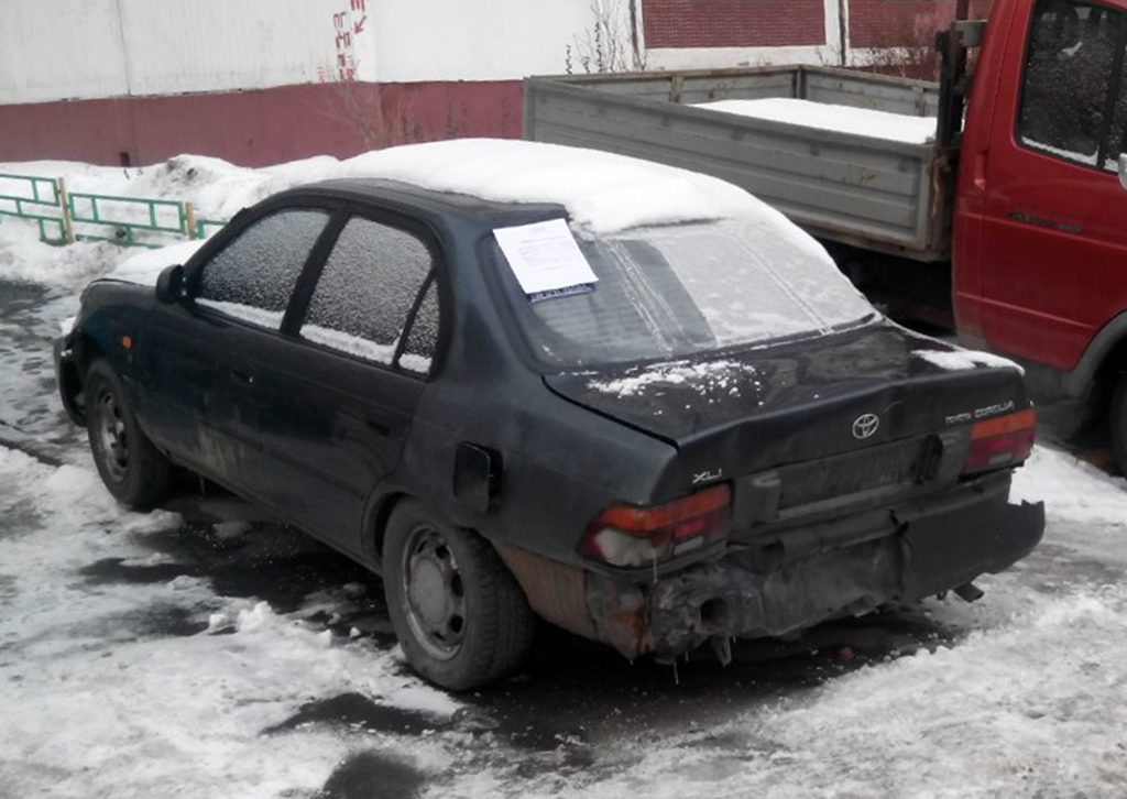 Москва, № (77) Б/Н 0952 — Toyota Corolla (E100) '91-02
