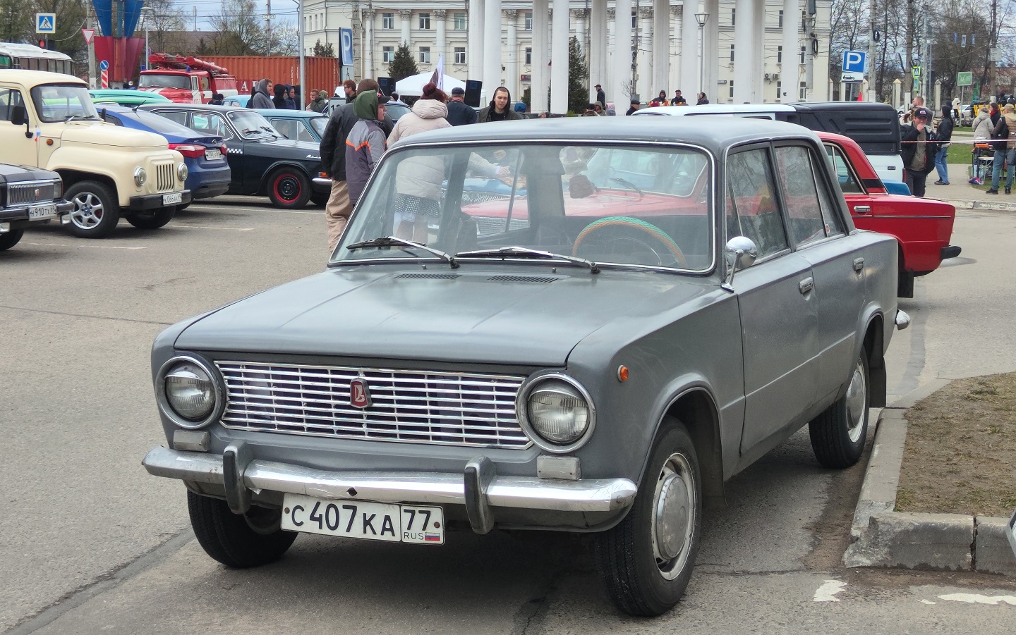 Москва, № С 407 КА 77 — ВАЗ-2101 Жигули '70-83; Тверская область — Открытие сезона 2026 Тверского ретро-клуба