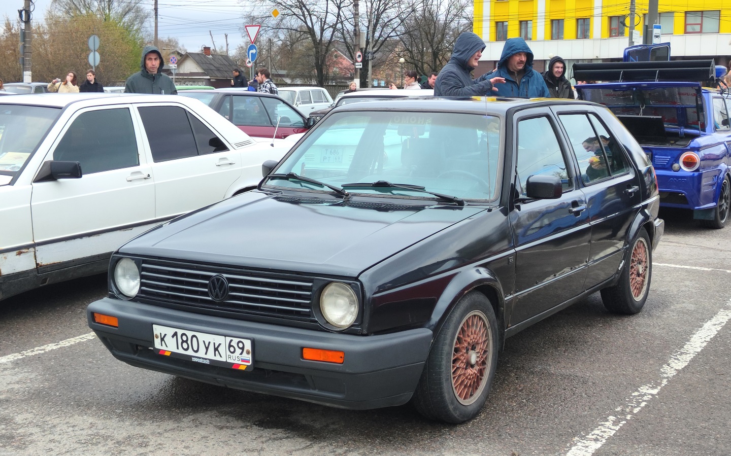 Тверская область, № К 180 УК 69 — Volkswagen Golf (Typ 19) '83-92; Тверская область — Открытие сезона 2026 Тверского ретро-клуба