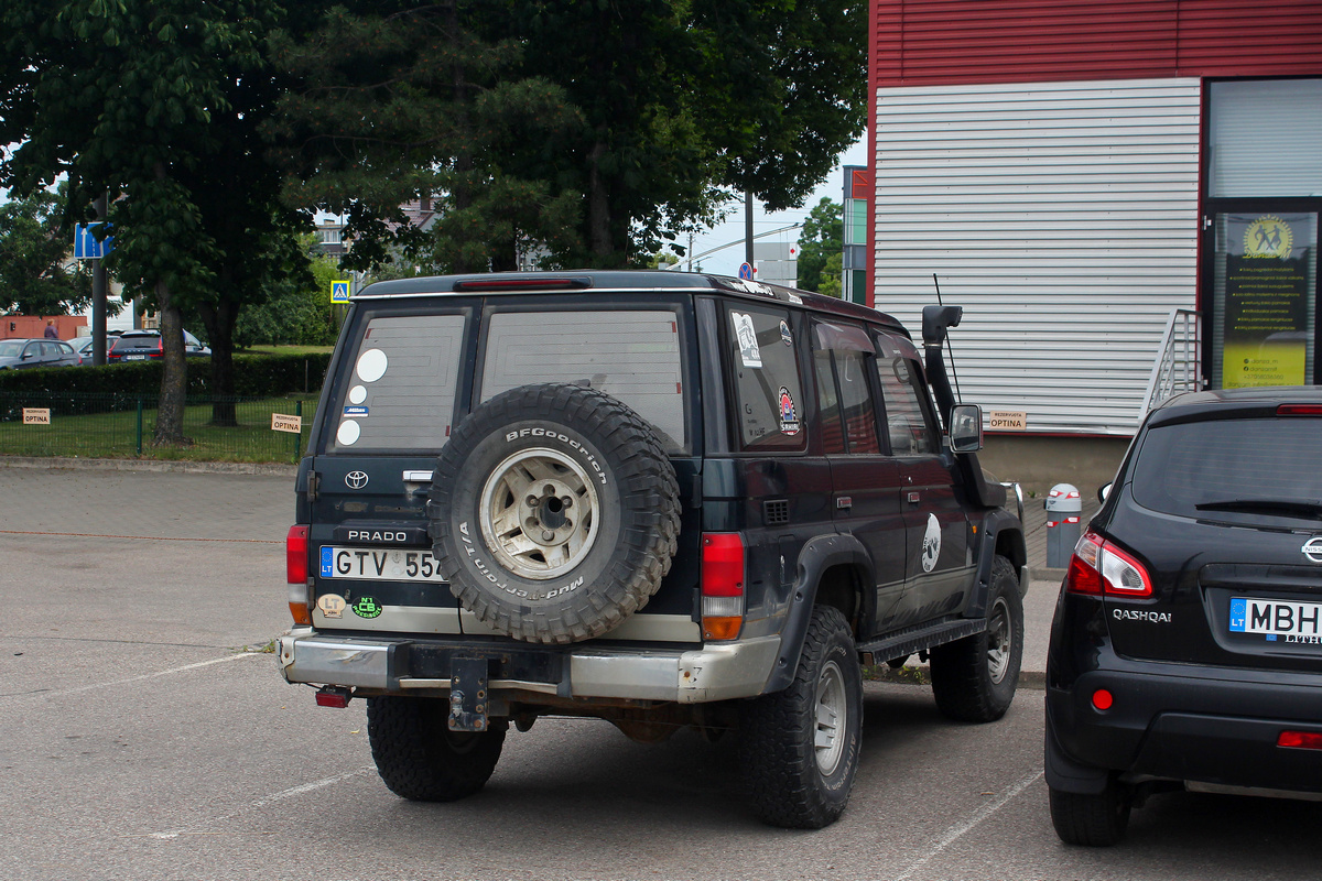 Литва, № GTV 554 — Toyota Land Cruiser Prado (J70) '90-96