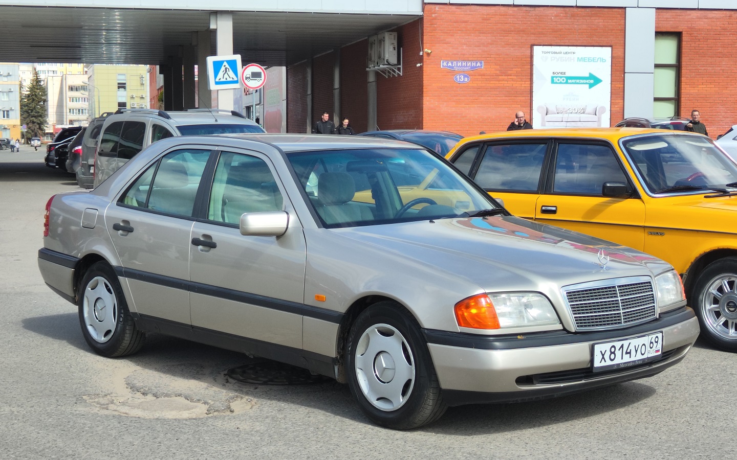 Тверская область, № Х 814 УО 69 — Mercedes-Benz (W202) '93-01; Тверская область — Открытие сезона 2026 Ретро-клуба Калинин