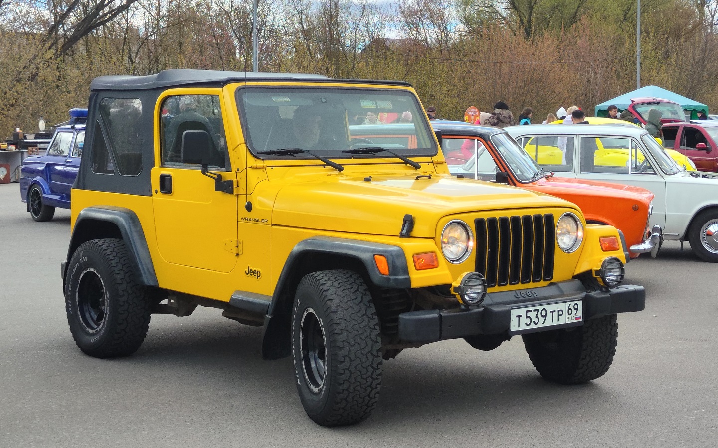 Тверская область, № Т 539 ТР 69 — Jeep Wrangler (TJ) '96-07; Тверская область — Открытие сезона 2026 Ретро-клуба Калинин
