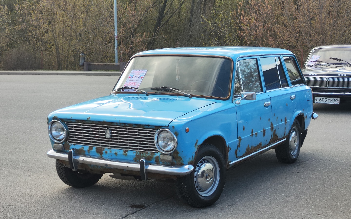 Тверская область, № Е 579 ЕН 69 — ВАЗ-2102 Жигули '71-86; Тверская область — Открытие сезона 2026 Ретро-клуба Калинин