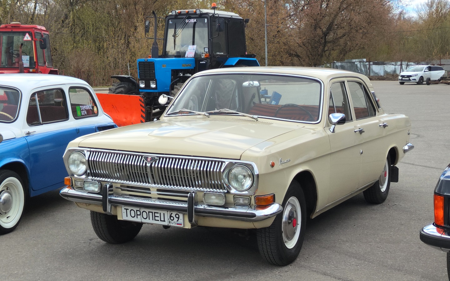 Московская область, № Н 489 КМ 550 — ГАЗ-24 Волга '68-86; Тверская область — Открытие сезона 2026 Ретро-клуба Калинин