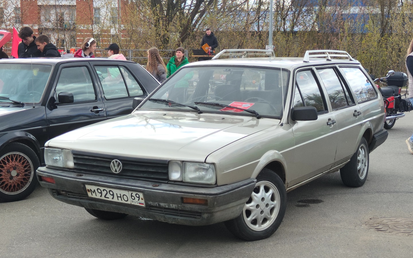 Тверская область, № М 929 НО 69 — Volkswagen Passat Variant (B2) '80-88; Тверская область — Открытие сезона 2026 Ретро-клуба Калинин