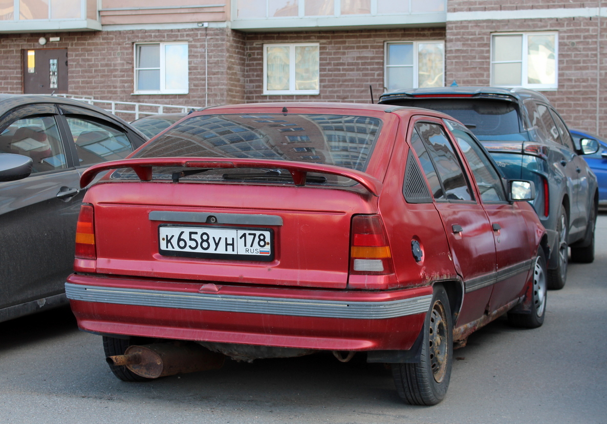 Санкт-Петербург, № К 658 УН 178 — Opel Kadett (E) '84-95