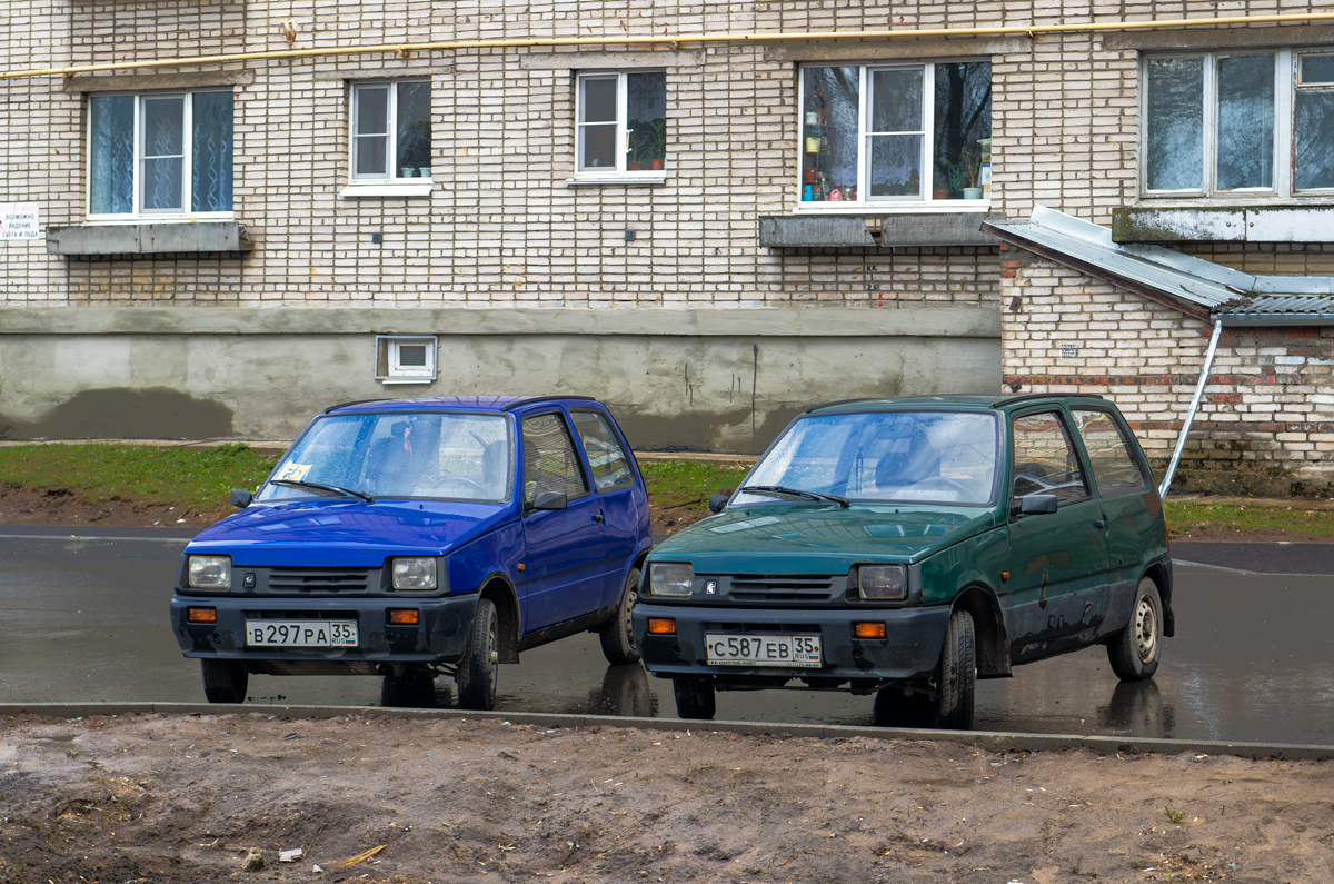 Вологодская область, № С 587 ЕВ 35 — ВАЗ-11113 (ЗМА) '96-06