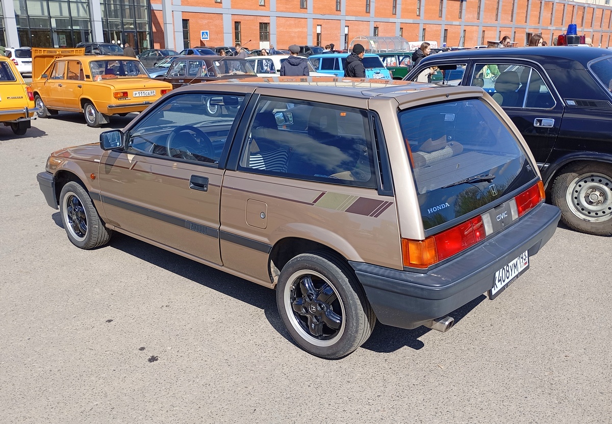 Краснодарский край, № К 408 УМ 193 — Honda Civic (3G) '83-87; Тверская область — Открытие сезона 2026 Ретро-клуба Калинин