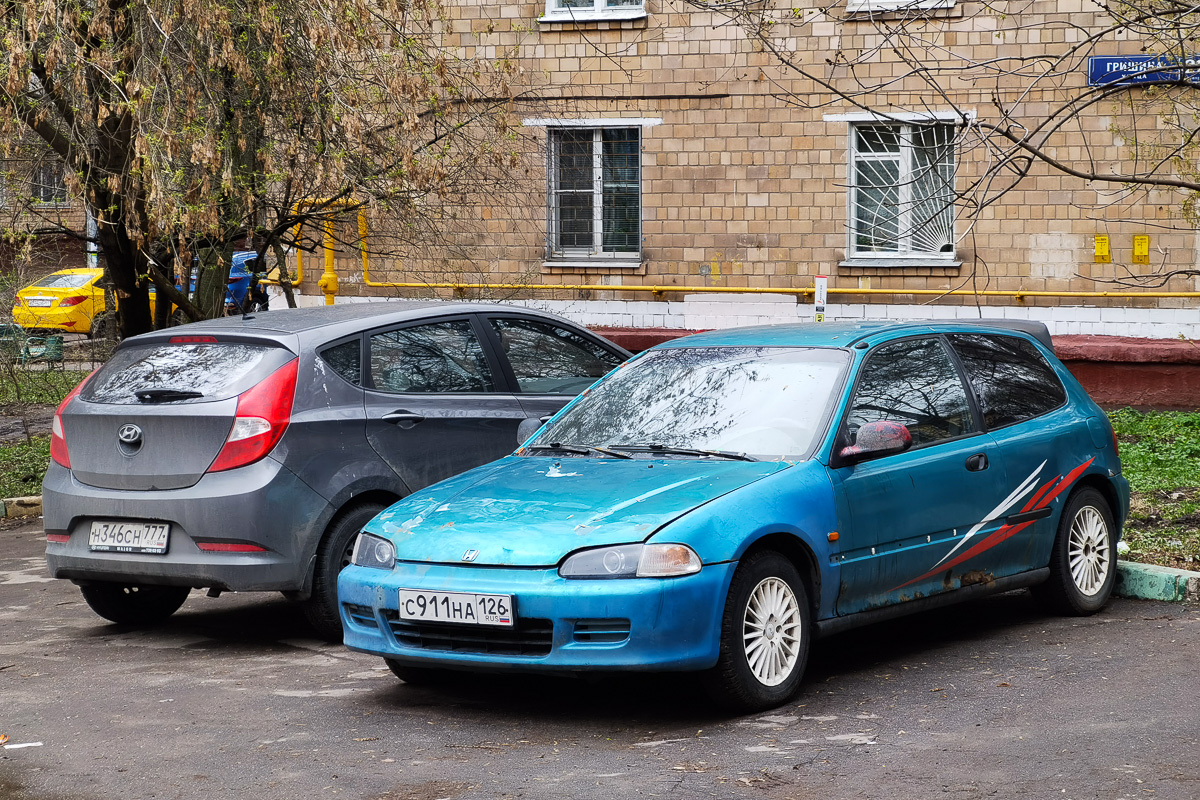 Ставропольский край, № С 911 НА 126 — Honda Civic (5G) '91-95
