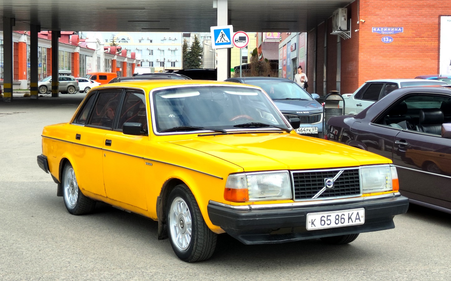 Тверская область, № К 6586 КА — Volvo 240 Series (общая модель); Тверская область — Открытие сезона 2026 Ретро-клуба Калинин