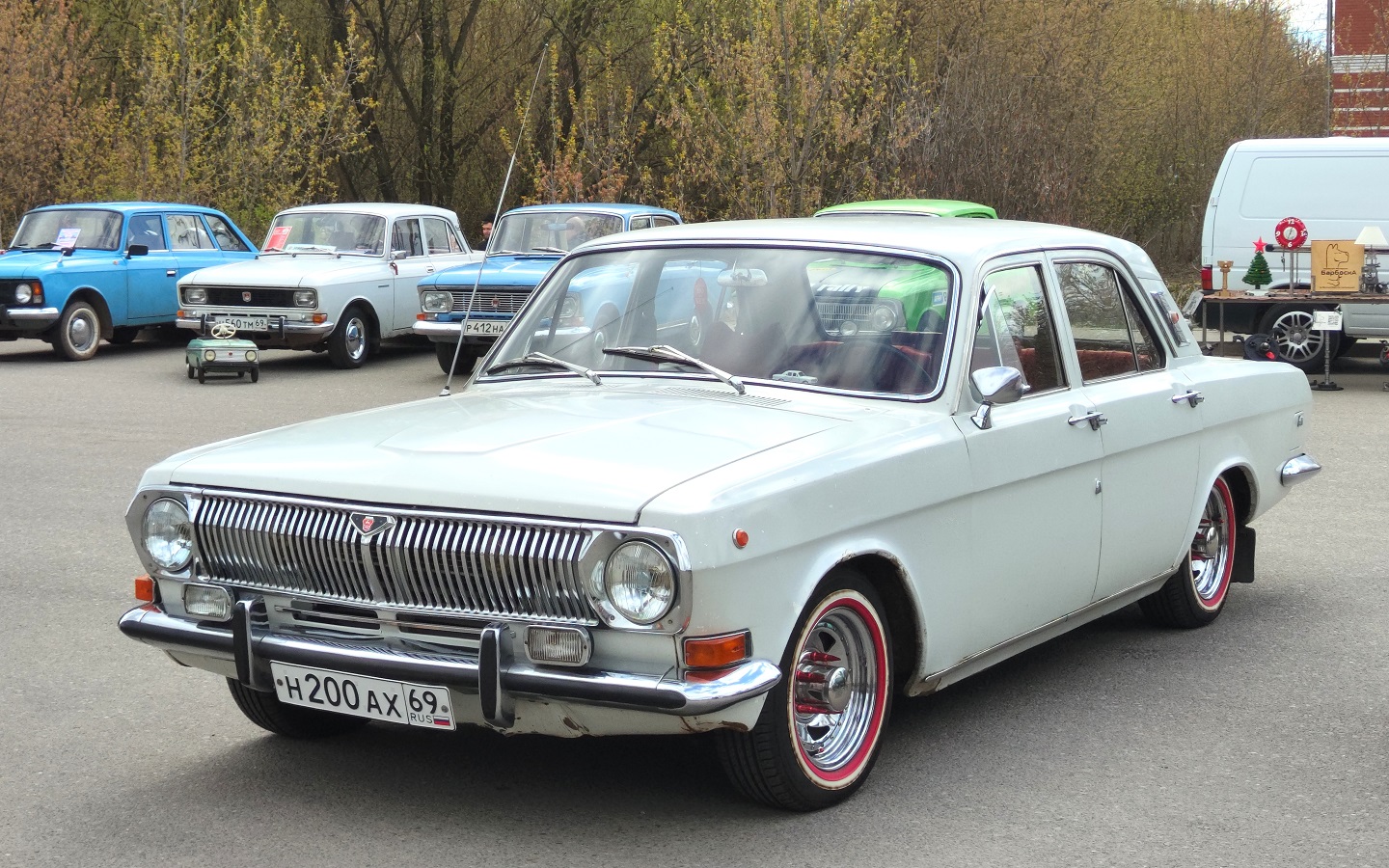 Тверская область, № Н 200 АХ 69 — ГАЗ-24 Волга '68-86; Тверская область — Открытие сезона 2026 Ретро-клуба Калинин