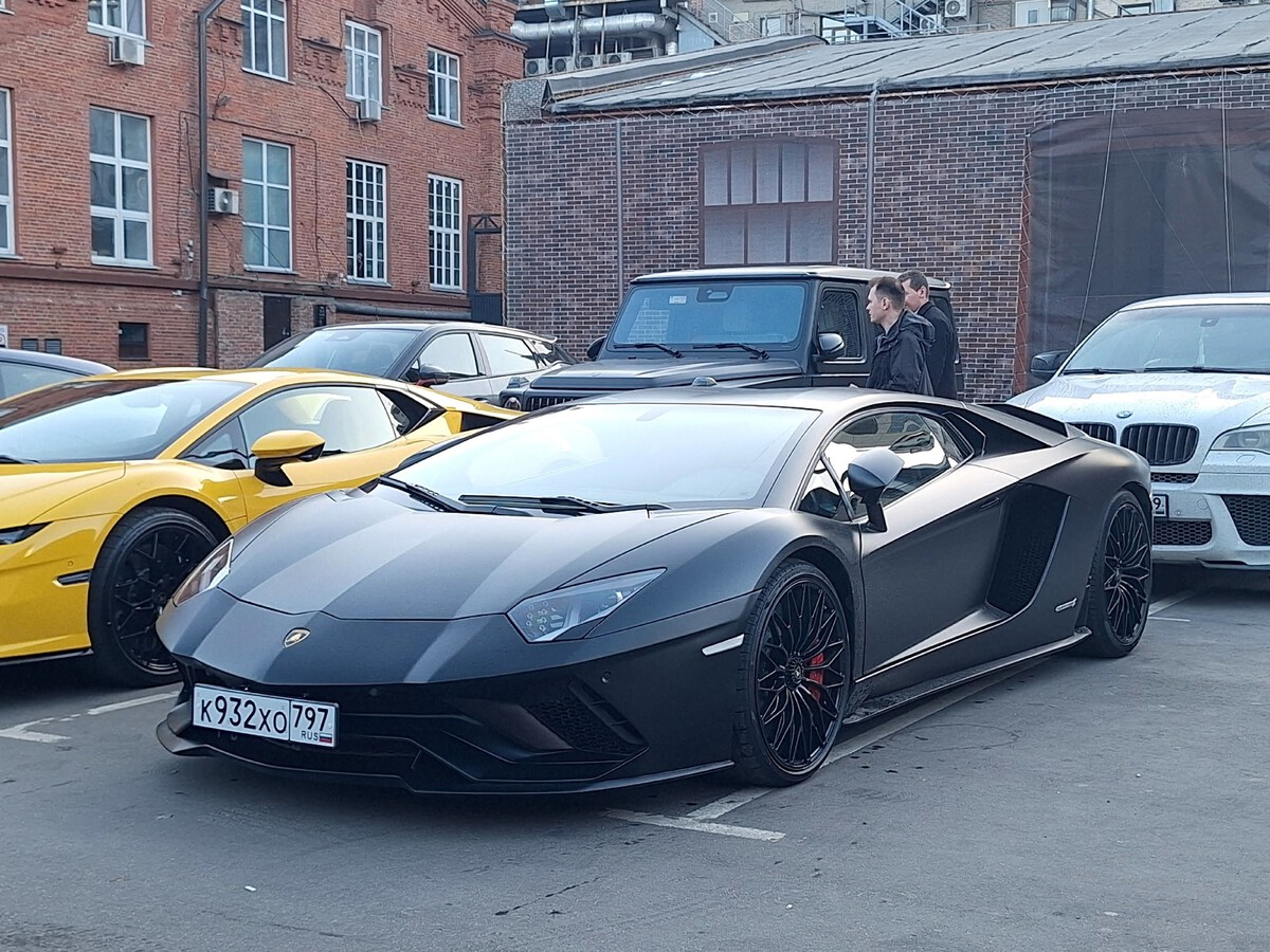 Москва, № К 932 ХО 797 — Lamborghini Aventador S '17-21