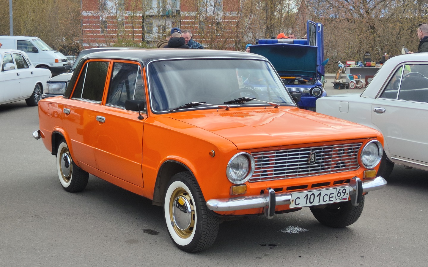Тверская область, № С 101 СЕ 69 — ВАЗ-2101 Жигули '70-83; Тверская область — Открытие сезона 2026 Ретро-клуба Калинин