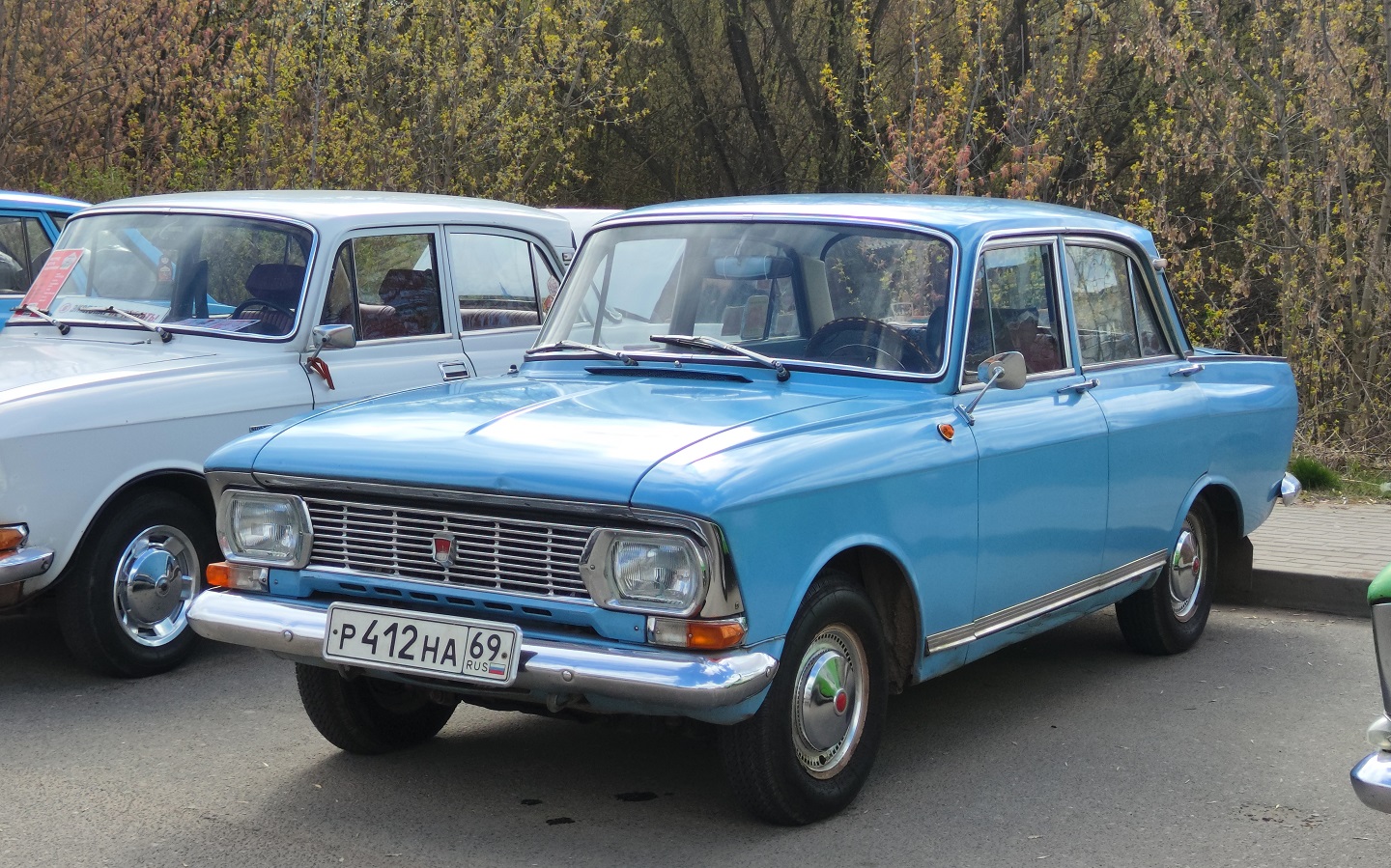 Тверская область, № Р 412 НА 69 — Москвич-412ИЭ '69-75; Тверская область — Открытие сезона 2026 Ретро-клуба Калинин