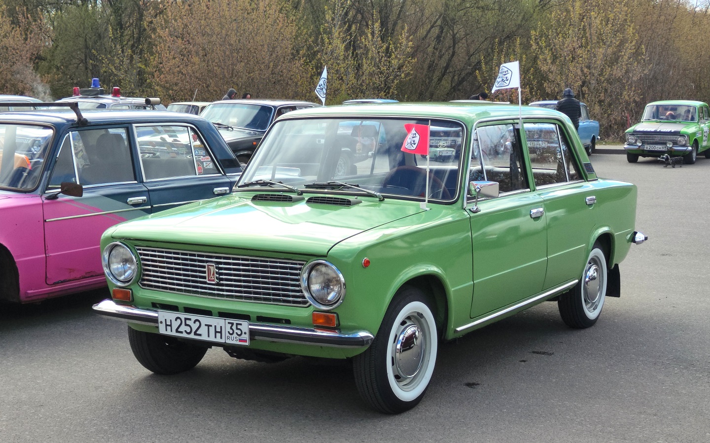 Вологодская область, № Н 252 ТН 35 — ВАЗ-21013 Жигули '77-88; Тверская область — Открытие сезона 2026 Ретро-клуба Калинин
