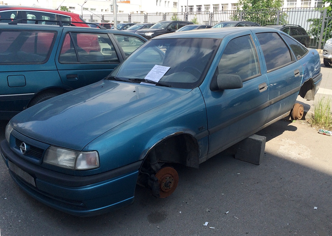 Москва, № (77) Б/Н 0956 — Opel Vectra (A) '88-95; Транспортные средства без номеров (Москва)
