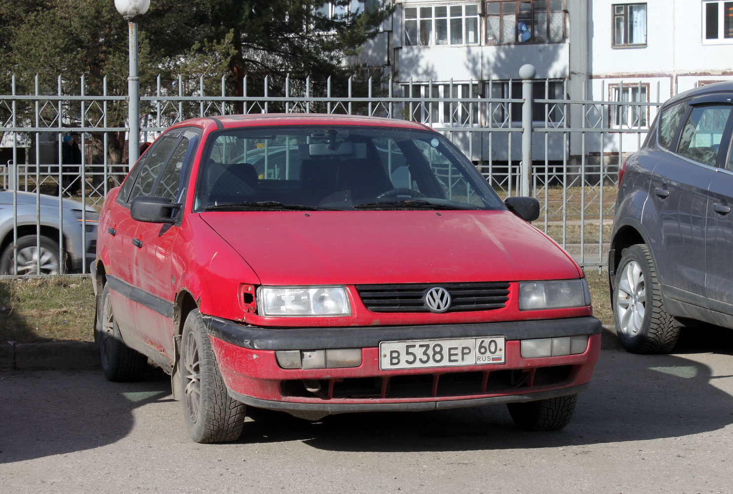 Псковская область, № В 538 ЕР 60 — Volkswagen Passat (B4) '93-97