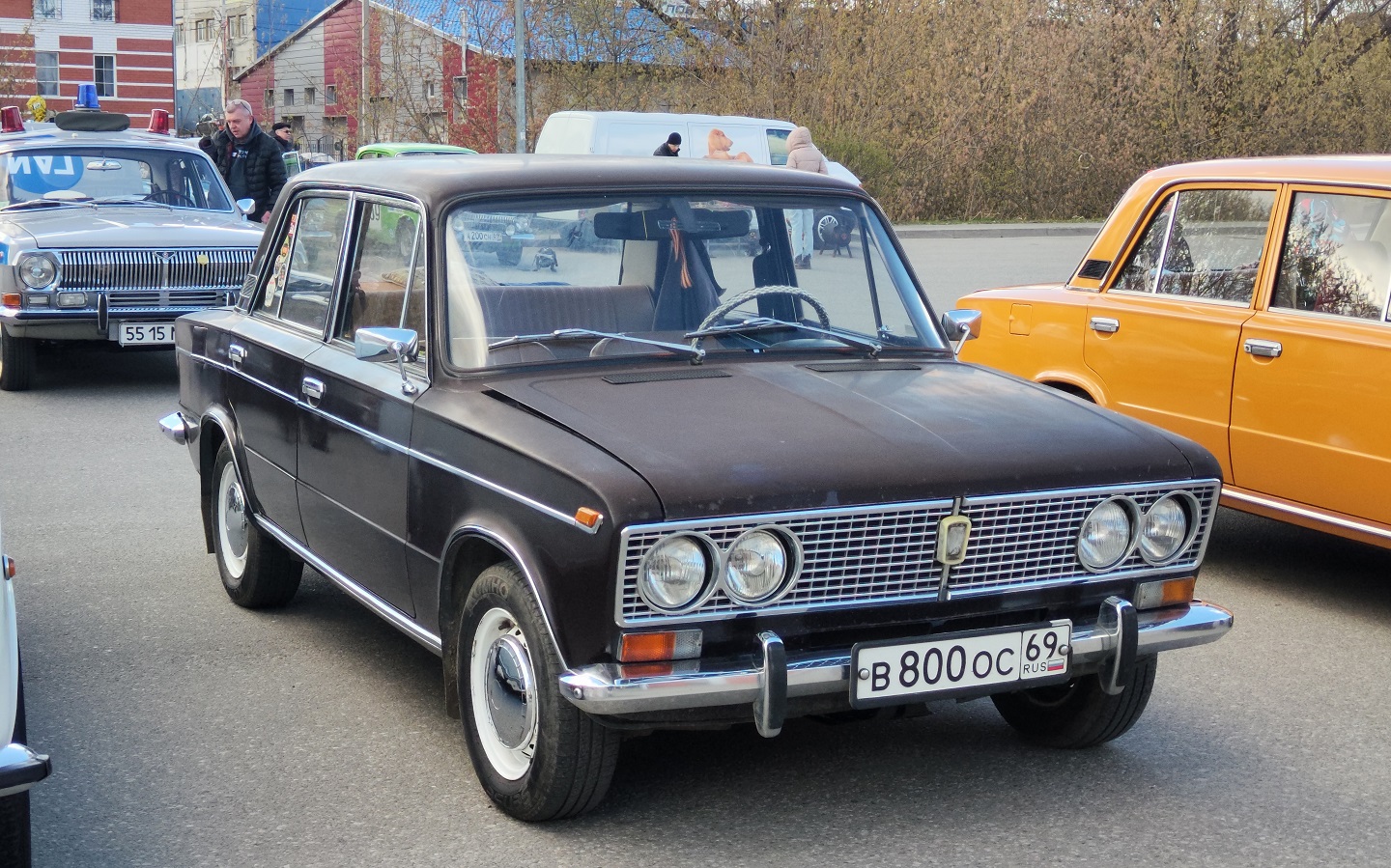 Тверская область, № В 800 ОС 69 — ВАЗ-2103 Жигули '72-84; Тверская область — Открытие сезона 2026 Ретро-клуба Калинин