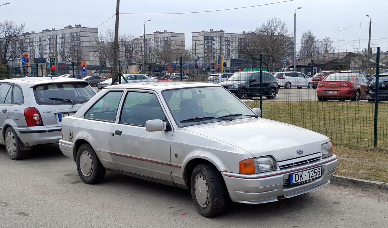 Латвия, № DK-1256 — Ford Escort MkIV '86-92
