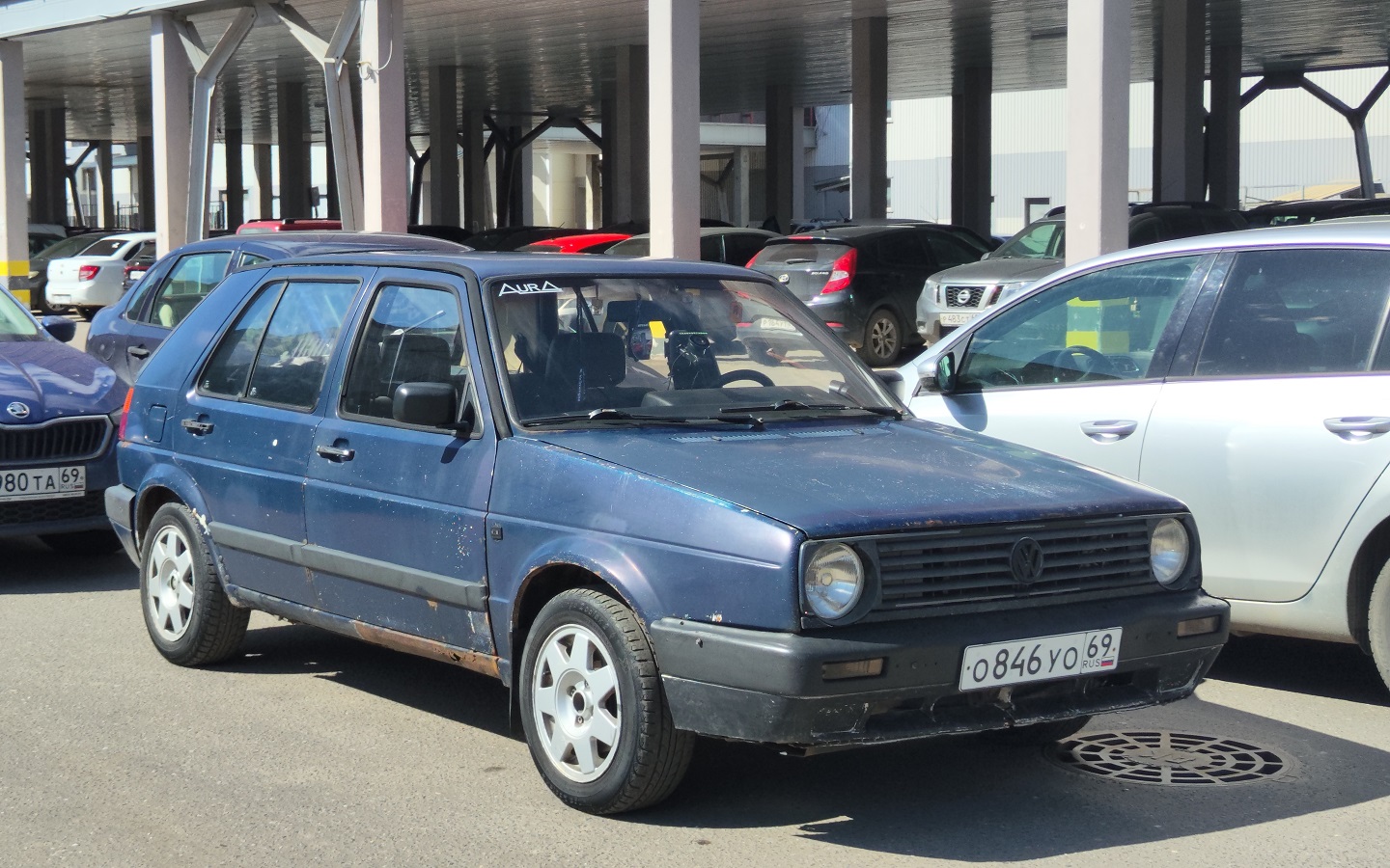 Тверская область, № О 846 УО 69 — Volkswagen Golf (Typ 19) '83-92