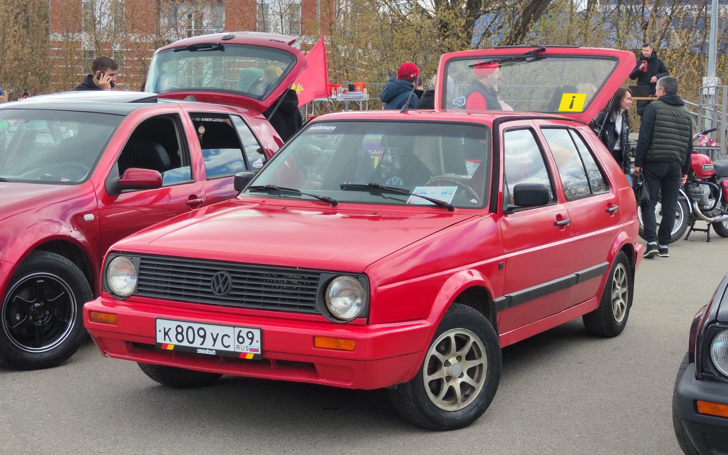 Тверская область, № К 809 УС 69 — Volkswagen Golf (Typ 19) '83-92; Тверская область — Открытие сезона 2026 Ретро-клуба Калинин