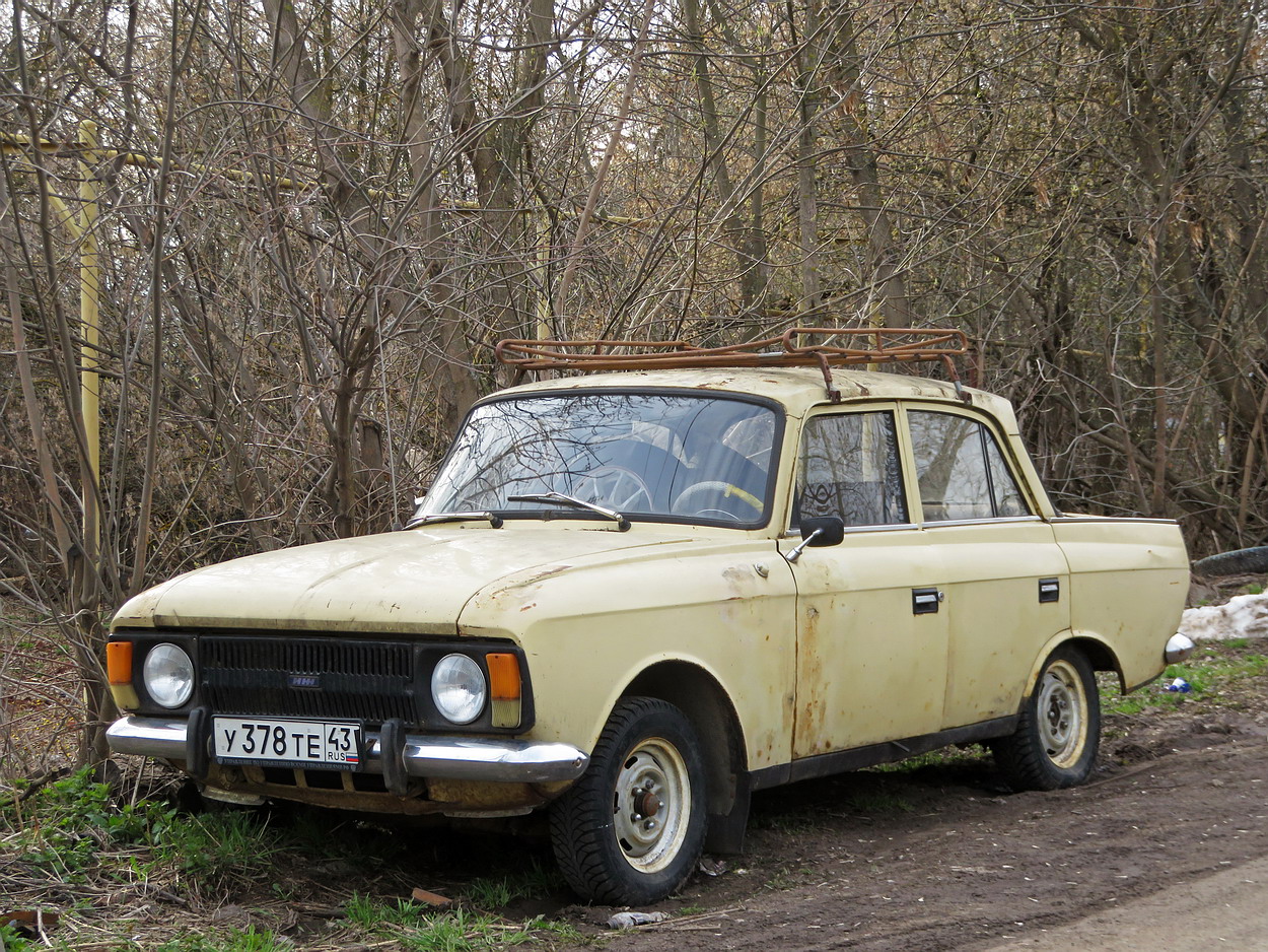 Кировская область, № У 378 ТЕ 43 — Москвич-412ИЭ-028 (Иж) '82-01