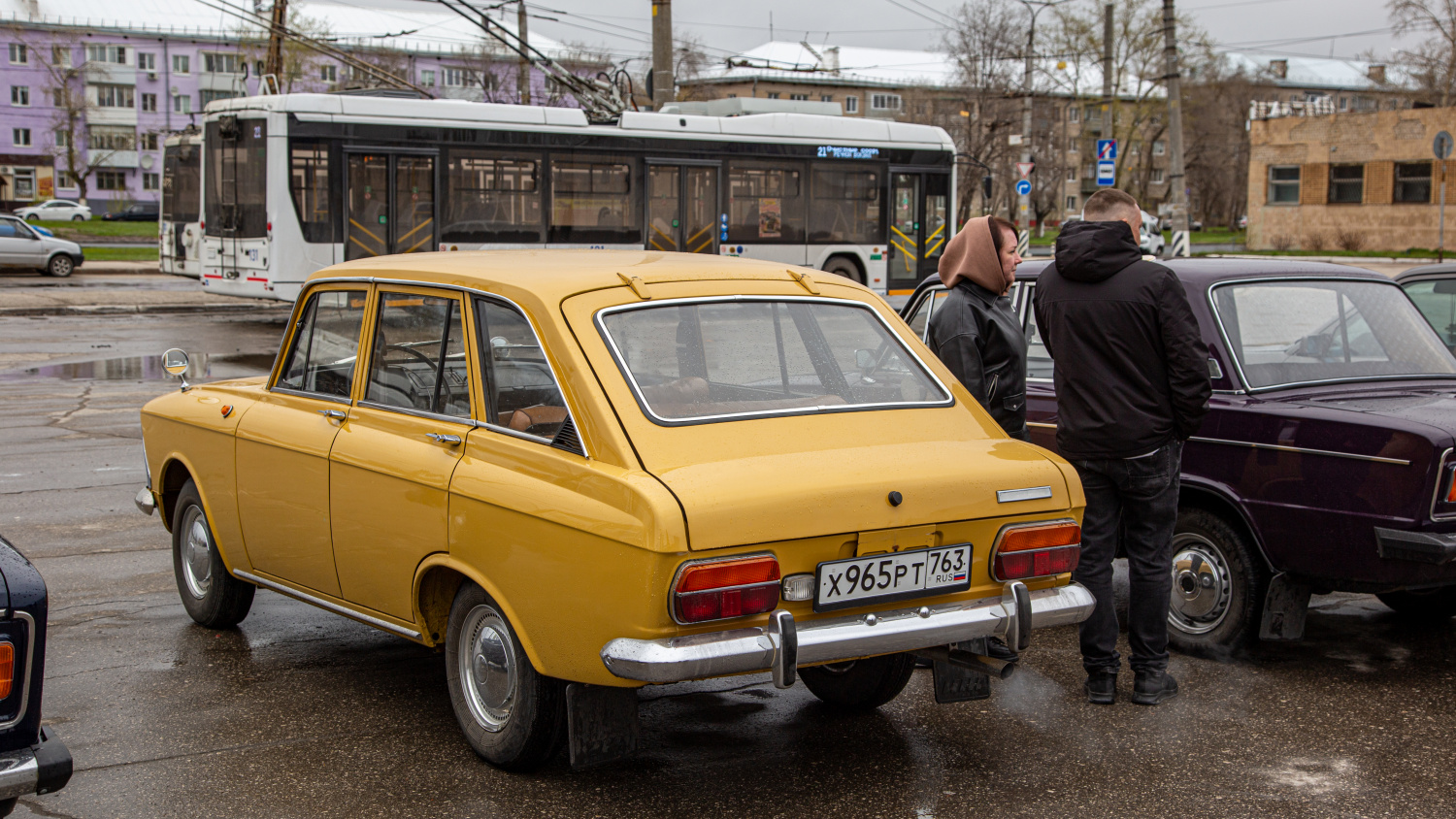Самарская область, № Х 965 РТ 763 — Иж-2125 Комби '73-82; Самарская область — Открытие ретро-сезона 25 апреля 2026 г.