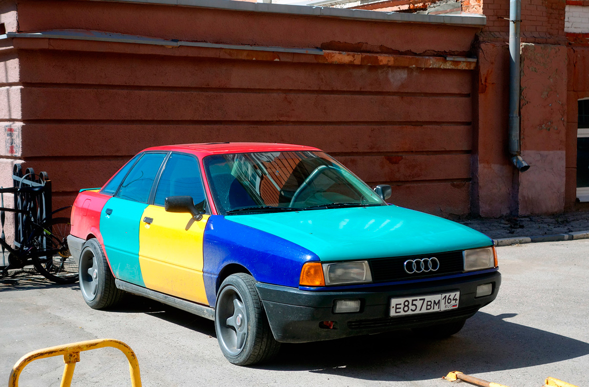 Саратовская область, № Е 857 ВМ 164 — Audi 80 (B3) '86-91