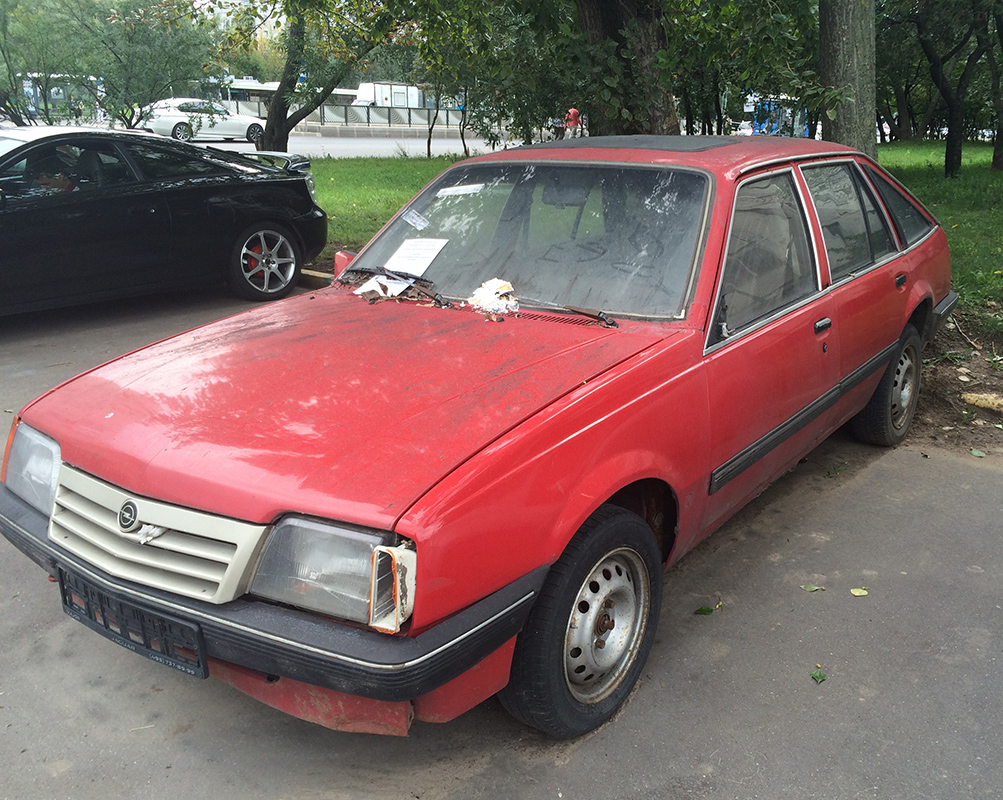 Москва, № (77) Б/Н 0955 — Opel Ascona (C) '81-88; Транспортные средства без номеров (Москва)