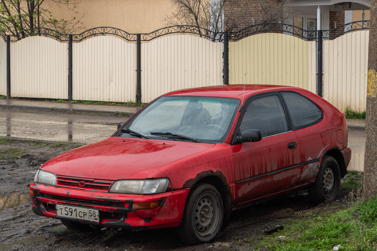 Пензенская область, № Т 591 СР 58 — Toyota Corolla (E100) '91-02