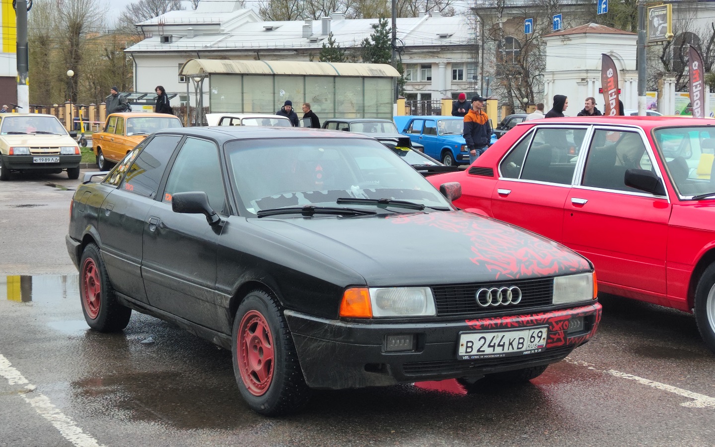 Тверская область, № В 244 КВ 69 — Audi 80 (B3) '86-91; Тверская область — Открытие сезона 2026 Тверского ретро-клуба
