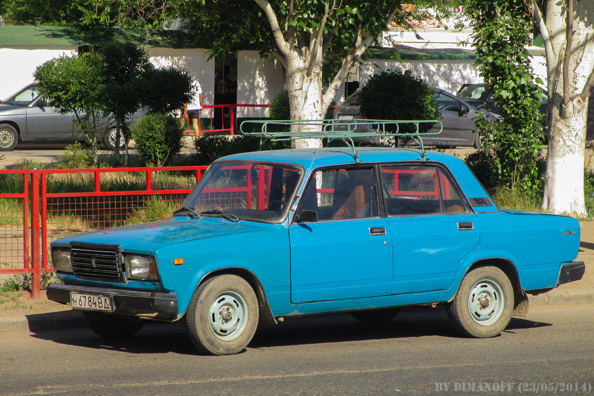Волгоградская область, № Н 6784 ВД — ВАЗ-2107 Жигули '82-91